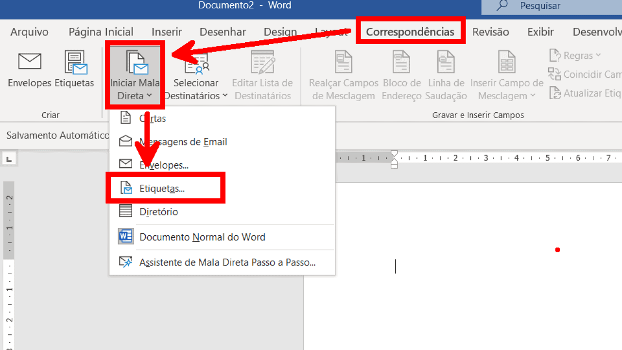 Como gerar etiquetas no Excel