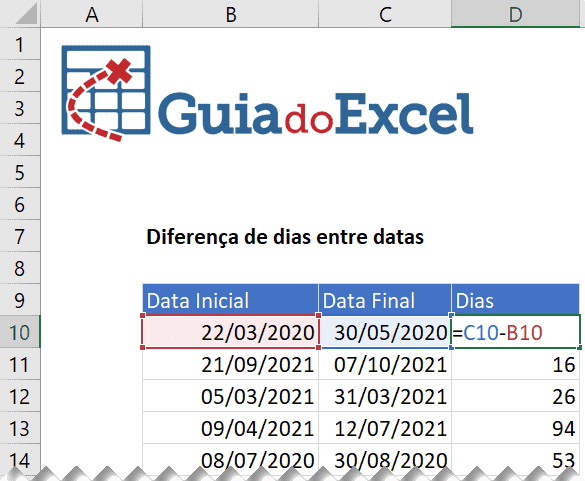 dias uteis excel 2