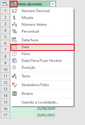 Converter data no padrão aaaammdd para data válida no Excel