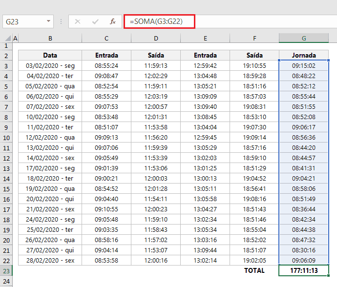 pagamento horas excel 3