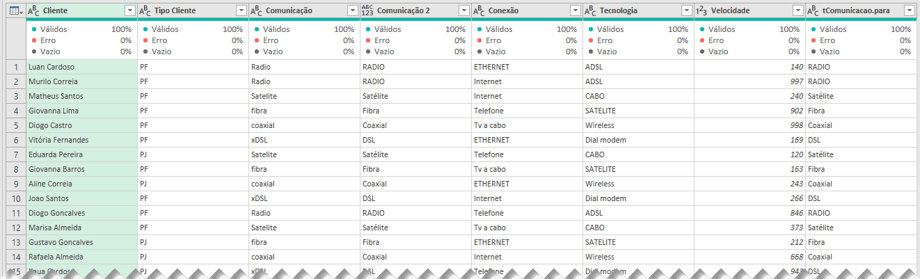 de para excel power query 12