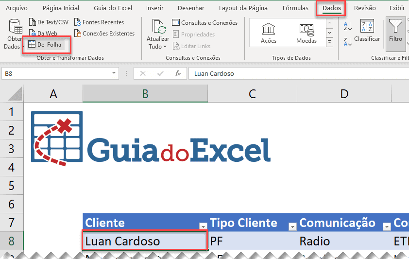 de para excel power query 4