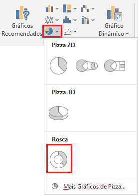 Como Criar Gráficos no Excel - Barras, Colunas Linhas, Pizza e Rosca