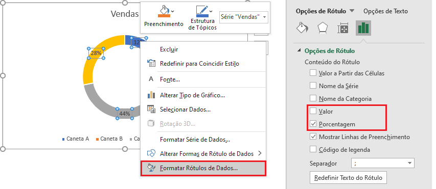 Como Criar Gráficos no Excel - Barras, Colunas Linhas, Pizza e Rosca