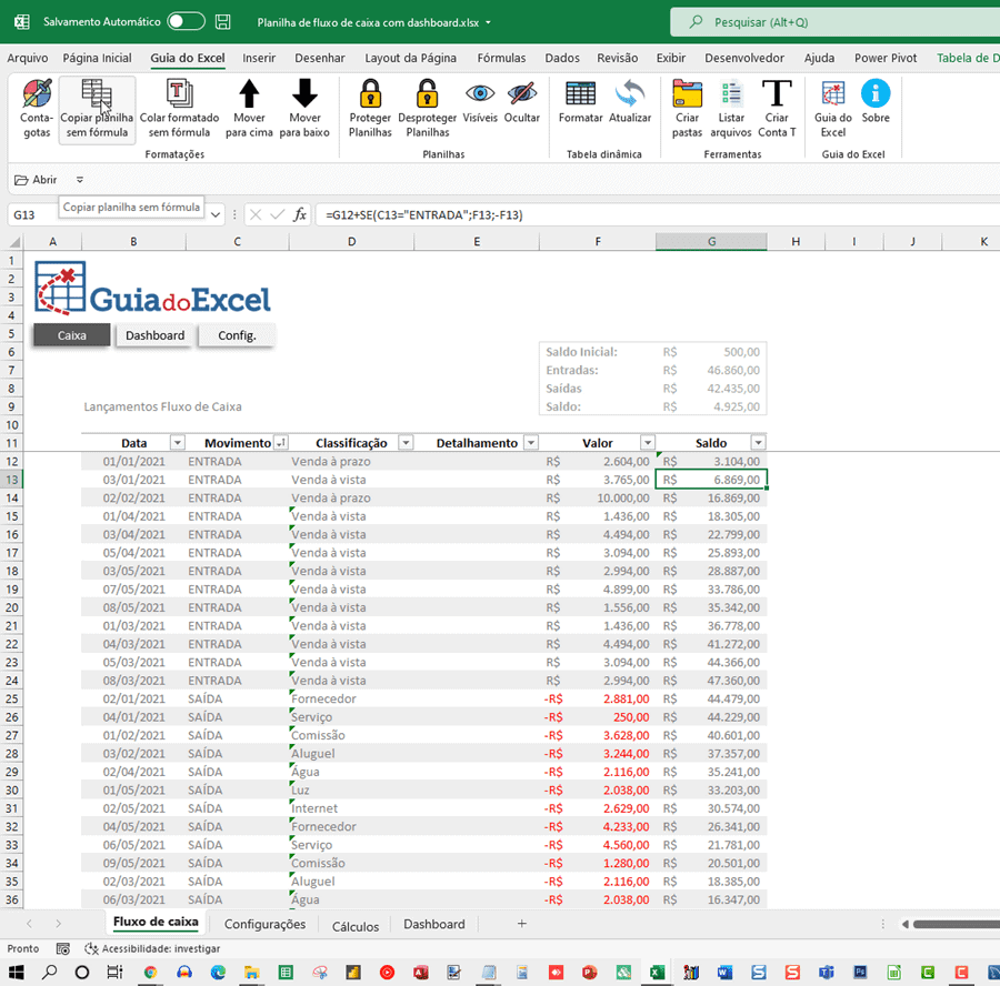 suplemento excel