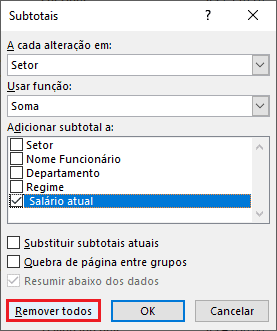 Como agrupar dados no Excel - Estrutura de Tópicos 13