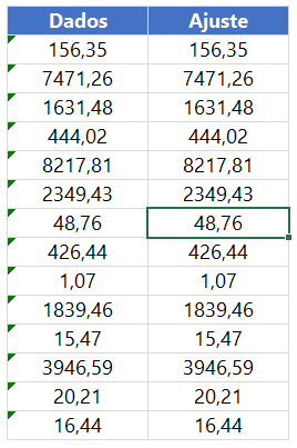 Converter texto em número no Excel 8