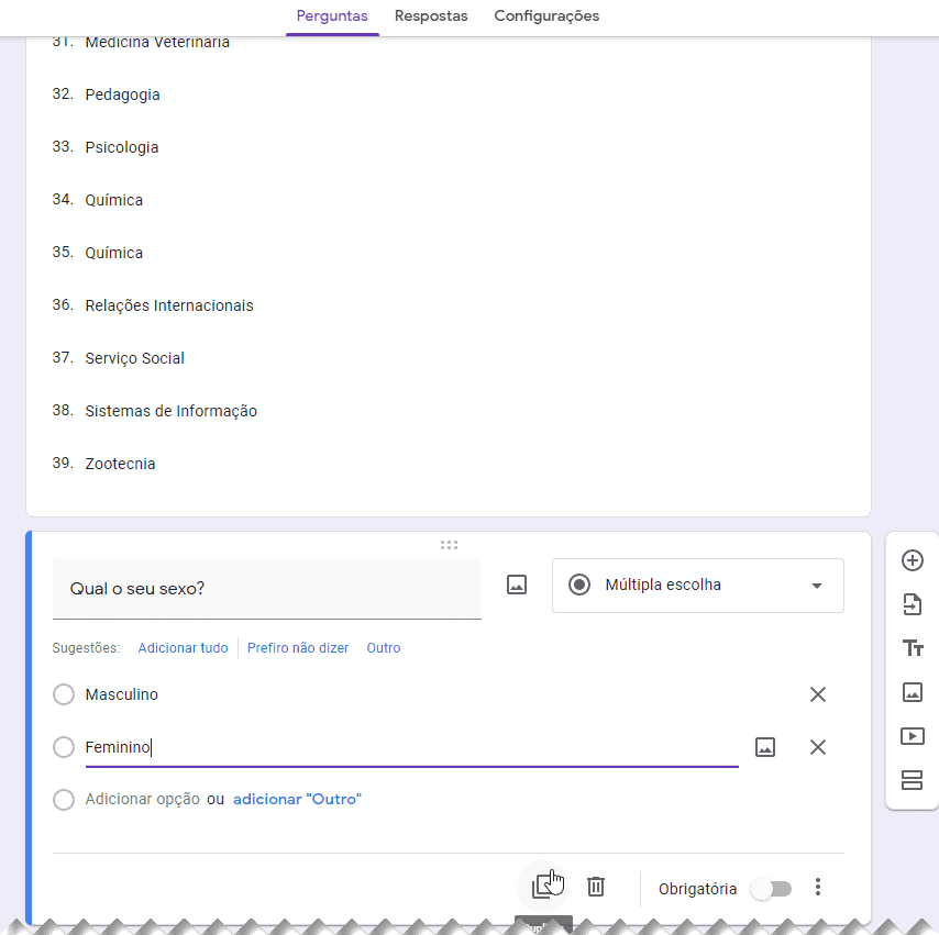 Integração Google Forms e Excel - Dashboard Pesquisa1