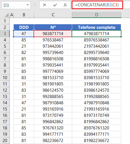 Simplificando a função TEXTO, CONCATENAR e & do Excel - Blog LUZ