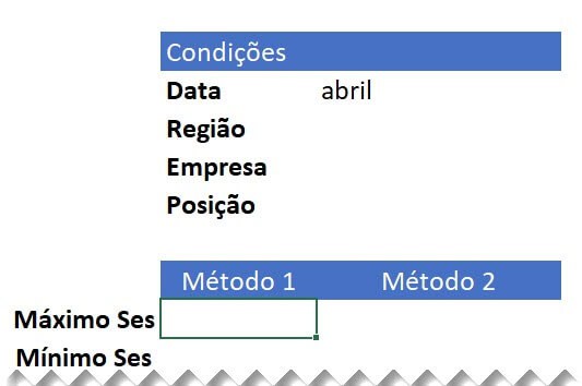 Maximo ses e minimo ses Excel 2