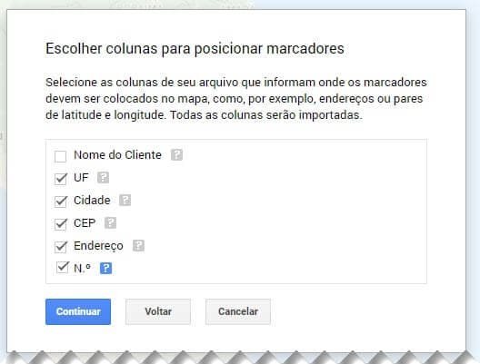 Importar Planilhas do Excel no Google Maps 7