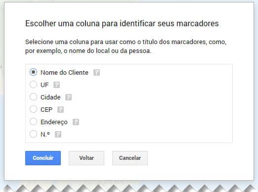 Importar Planilhas do Excel no Google Maps 8