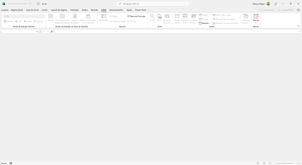 Planilha Excel Não Abre - Tela em Branco ao Abrir Planilha
