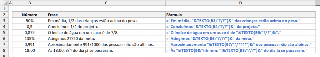 Fração no Excel 6