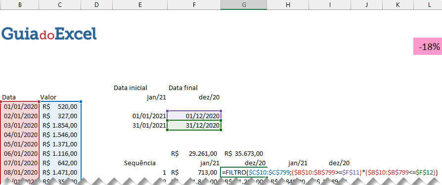 Excel Mudar grafico ao passar o mouse MouseHover 4