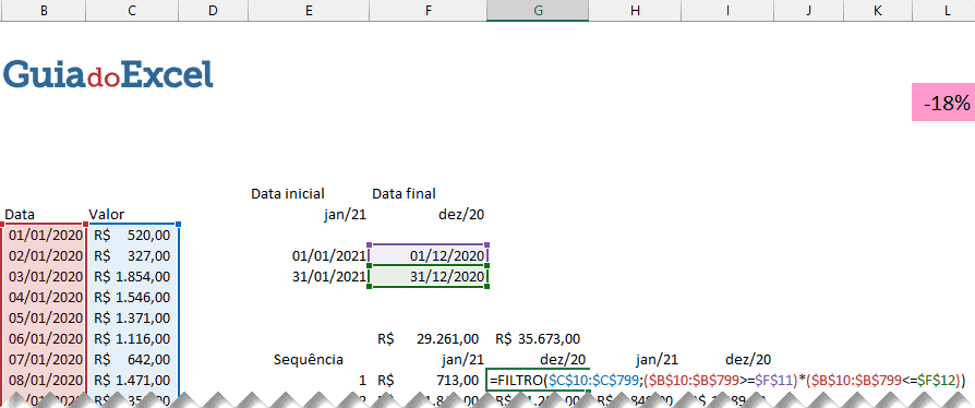 Excel Mudar grafico ao passar o mouse MouseHover 4