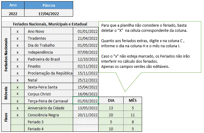 planilha de folha de pagamento