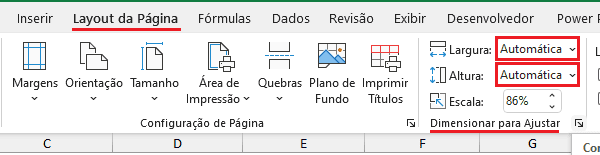 imprimir em uma página excel 3