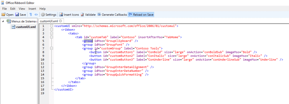 menus Excel personalizados ribbon guia personalizada 5