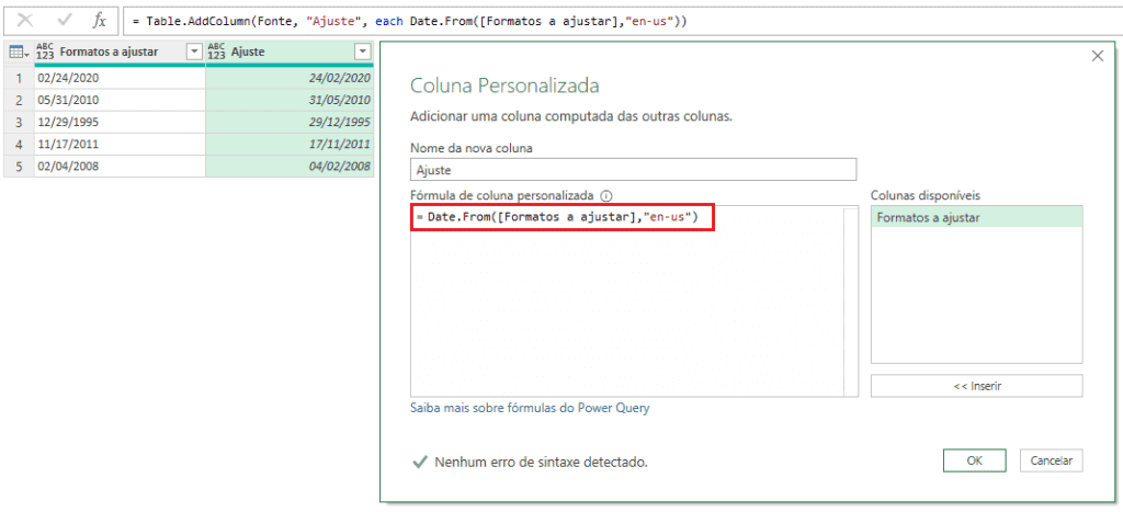 Converter Data Americana mm/dd/aaaa no Excel - Guia do Excel