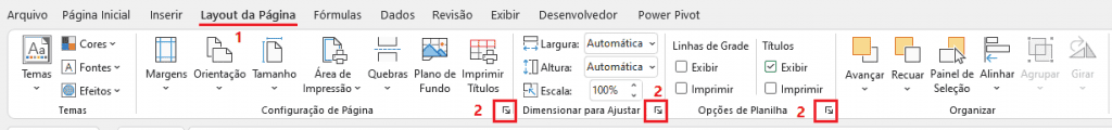 paginação excel 2