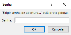 Senha de Abertura no Excel 7