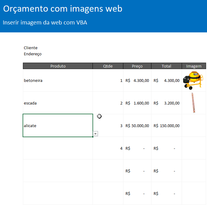 inserir imagens vba excel 6