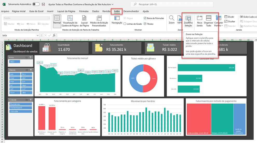 ajustar resolução de tela 2