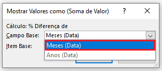 Comparar mês e ano em tabela dinâmica excel 15
