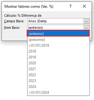 Comparar mês e ano em tabela dinâmica excel 22