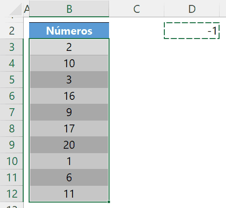 Como exibir os números negativos sem sinal no Excel 12