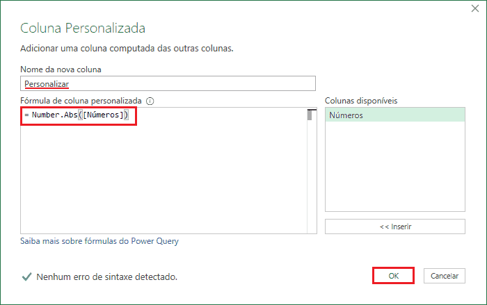 Como exibir os números negativos sem sinal no Excel 5