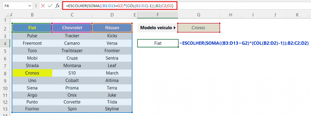 Como Fazer Busca invertida no excel 8