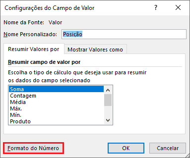 Como fazer um ranking numerado com tabela dinâmica no Excel 14