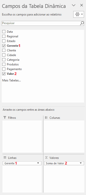 Como fazer um ranking numerado com tabela dinâmica no Excel 4