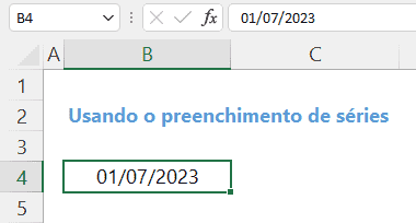 Como gerar todas as datas do mês no Excel 4