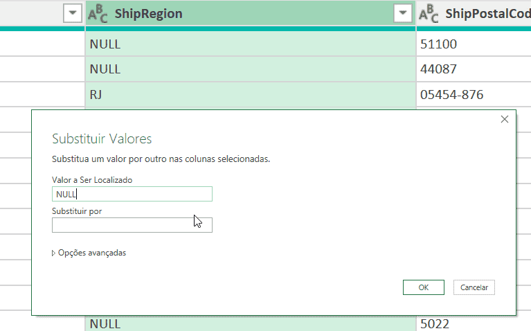 relatório texto excel 17