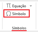 Como inserir equações e símbolos no Excel 14