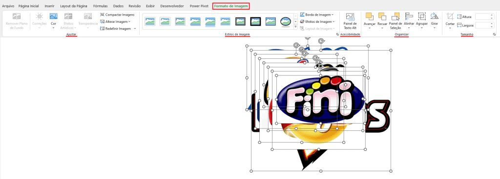 como inserir imagens no Excel 8