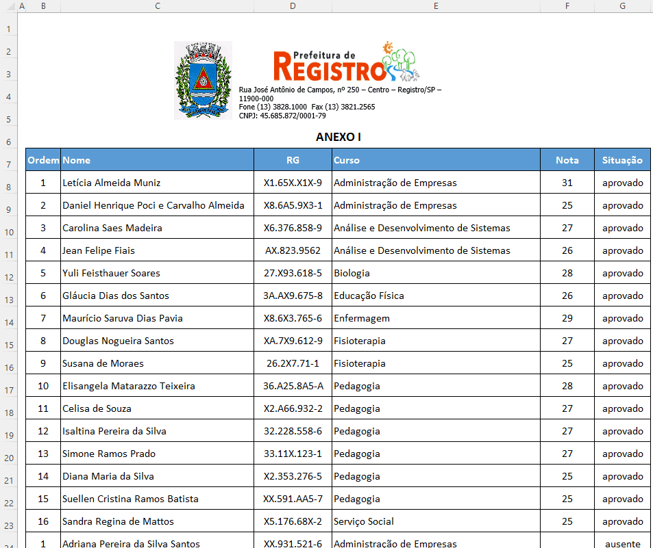 Como repetir cabeçalho em todas as páginas da impressão no Excel 1