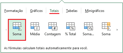 Como usar a Análise rápida no Excel 3