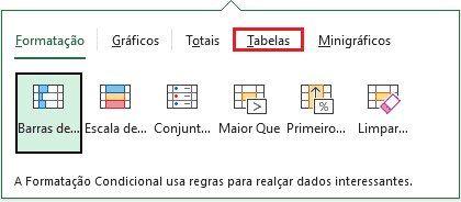 Como usar a Análise rápida no Excel 22