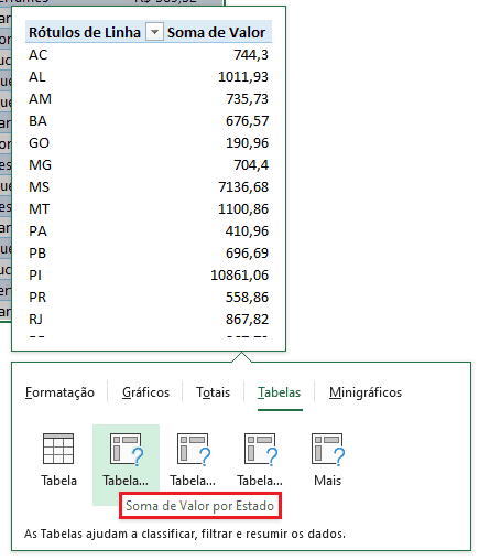 Como usar a Análise rápida no Excel 26