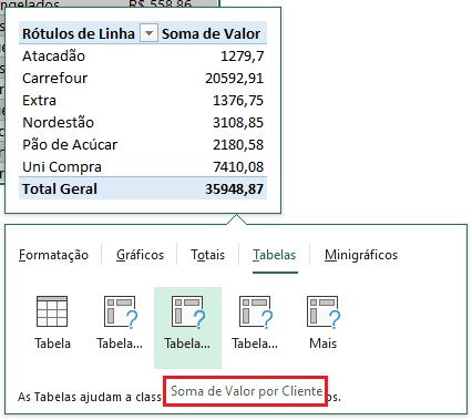 Como usar a Análise rápida no Excel 27