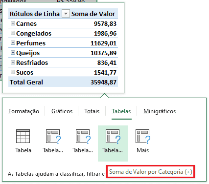 Como usar a Análise rápida no Excel 28