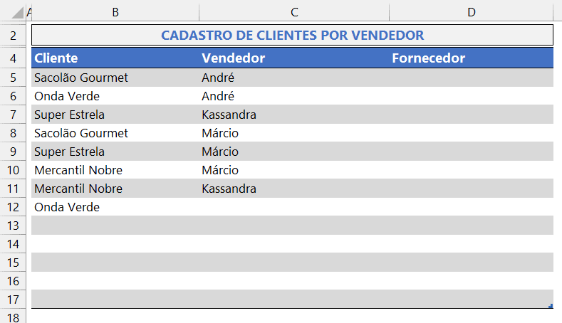 Evitar Digitação de Dados Duplicados no Excel 13