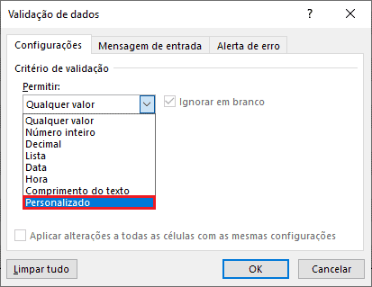 Evitar Digitação de Dados Duplicados no Excel 4