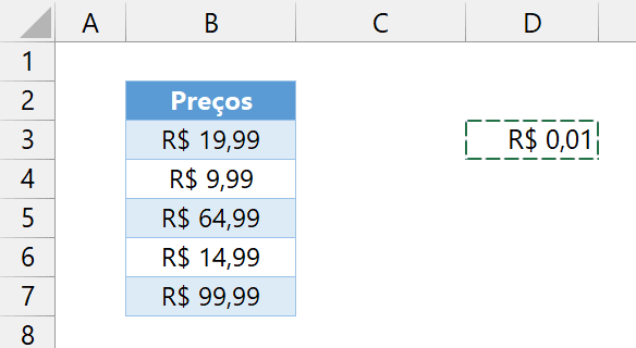 Como fazer colagem especial com operação matemática no Excel 14