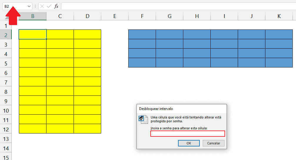 Como Proteger com Senhas Diferentes Intervalos Diferentes no Excel 15