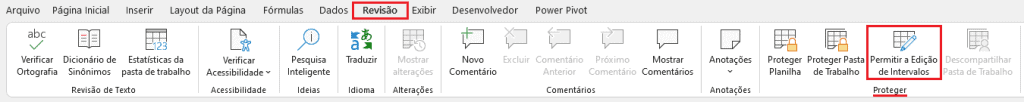 Como Proteger com Senhas Diferentes Intervalos Diferentes no Excel 4